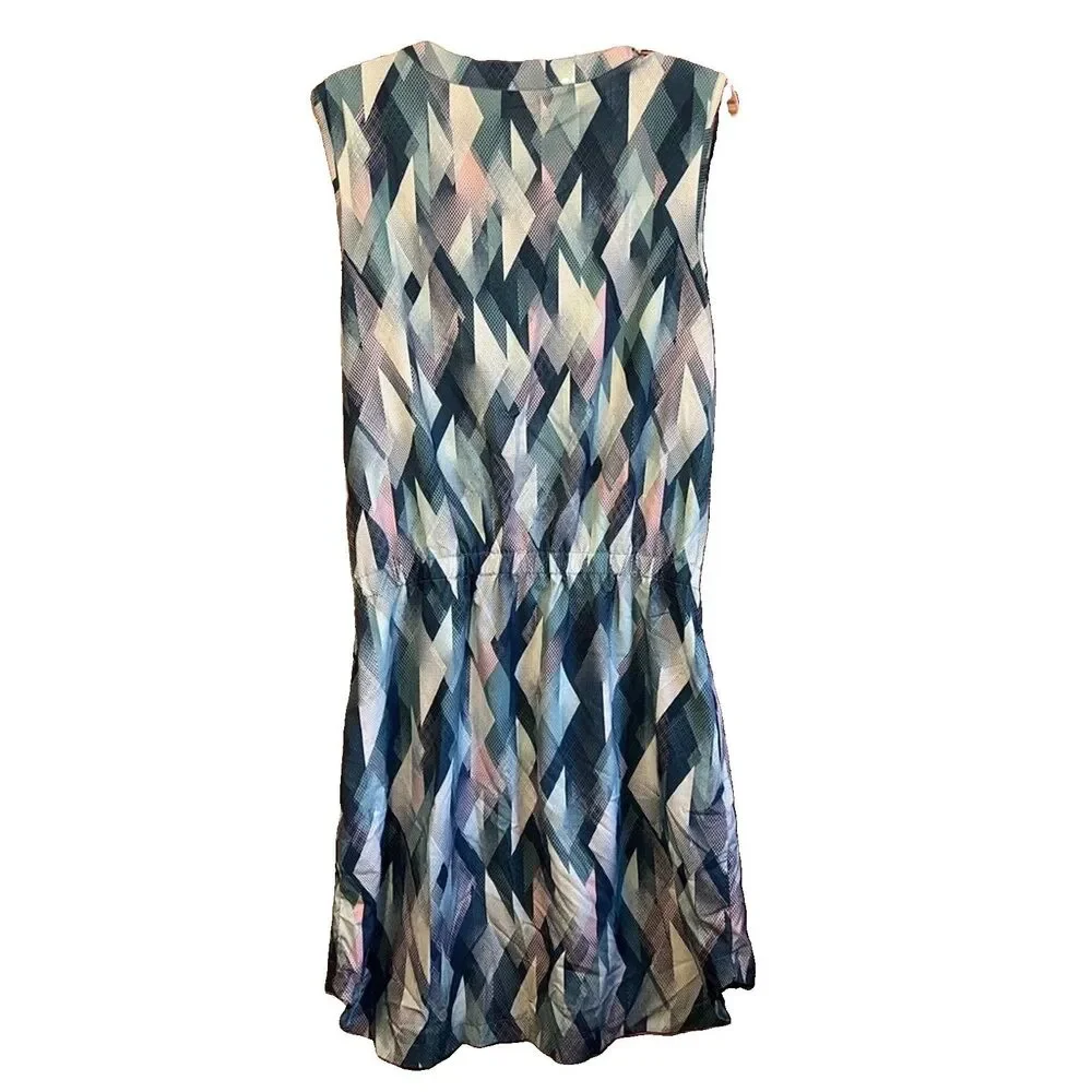 Gerry Sleeveless Multicolored Dress Size X-Large Lightweight Summer Active